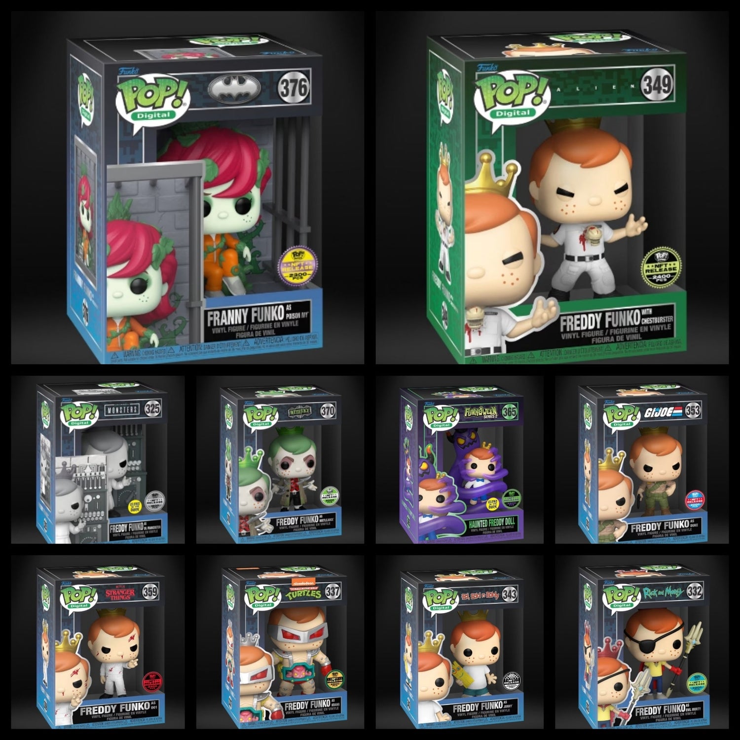 FREDDY and FRANNY FUNKO (ROYALTY)